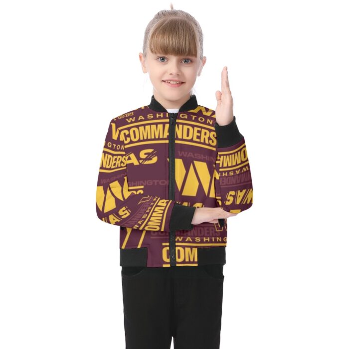 Washington Commanders  Kid's Bomber Jacket - Image 4