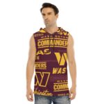 Washington Commanders Men's Tank Hooded Vest
