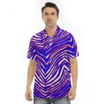 Buffalo Bills Zubaz All-Over Print Men's Polo Shirt | Velvet
