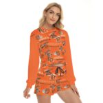 Cincinnati Bengals Women's Short Sweatshirt And Pants Suit