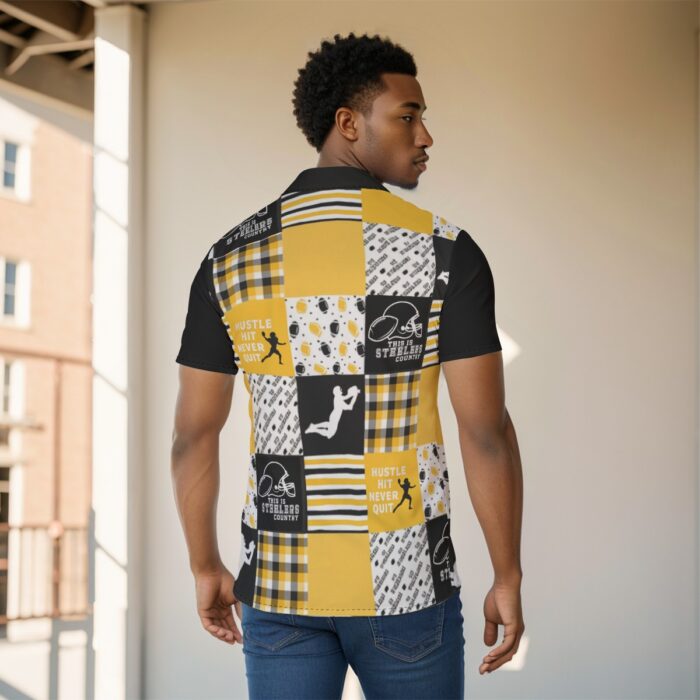 Pittsburgh Steelers All-Over Print Men's Shirt - Image 1