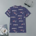 New England Patriots Zubaz All-Over Print Children's Short-Sleeve T-Shirt | 180GSM Cotton - Image 4