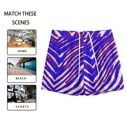 Buffalo Bills Zubaz All-Over Print Men's Mesh Shorts