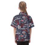 New England Patriots Kid's Hawaiian Vacation Shirt - Image 4