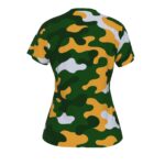 Green Bay Packers All-Over Print Women's V-neck T-shirt - Image 4