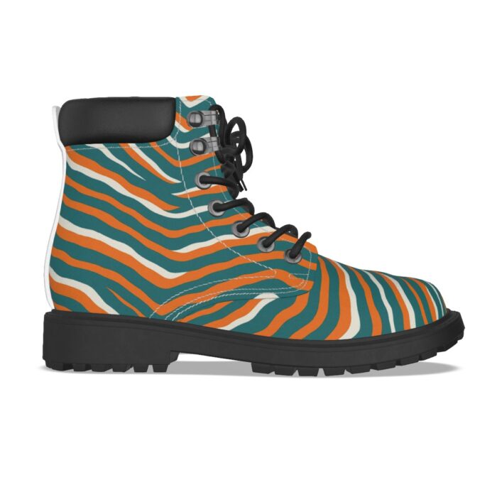 Miami Dolphins Zubaz All-Over Print Men's Short Boots - Image 1