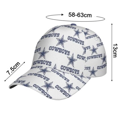 Dallas Cowboys Zubaz All-Over Print Peaked Cap