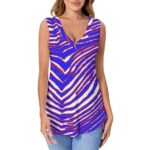 Buffalo Bills Zubaz All-Over Print Women's Sports Vest|180GSM COTTON - Image 2