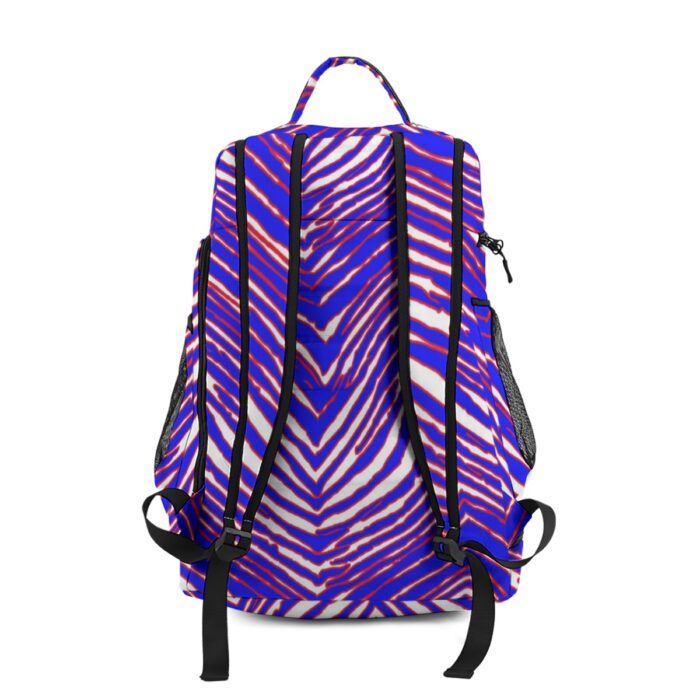 Buffalo Bills Zubaz All-Over Print Multifunctional Backpack - Image 2