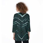 Philadelphia Eagles Zubaz All-Over Print Women's Cardigan| JERSEY - Image 3