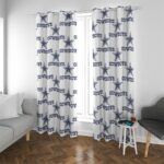 Dallas Cowboys Zubaz Blackout Grommet Curtains | 265(gsm) - Image 2