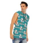 Miami Dolphins Zubaz All-Over Print Men’s Sleeveless Pullover Hoodie - Image 3