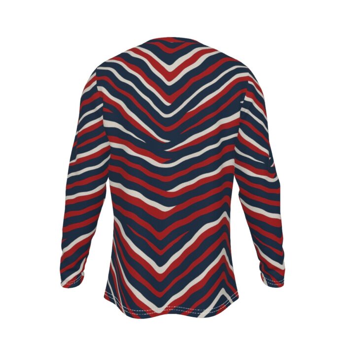 New England Patriots Zubaz All-Over Print Men's Long Sleeve T-Shirt - Image 4