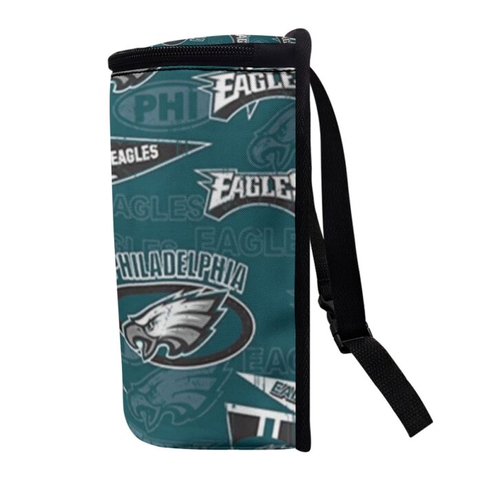 Philadelphia Eagles Zubaz Car Hanging Trash Bin - Image 1
