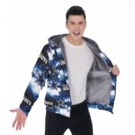 Dallas Cowboys Zubaz All-Over Print Men's Sherpa Fleece Zip Up Hoodie - Image 4