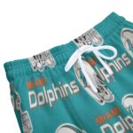 Miami Dolphins Zubaz All-Over Print Kid's Sweatpants | 310GSM Cotton - Image 2