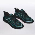 Philadelphia Eagles Zubaz All-Over Print Men's Sports Shoes With Black Sole - Image 2