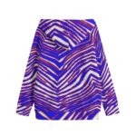 Buffalo Bills Zubaz All-Over Print Kid's Zip Up Raglan Sleeve Hoodie | 310GSM Cotton - Image 2