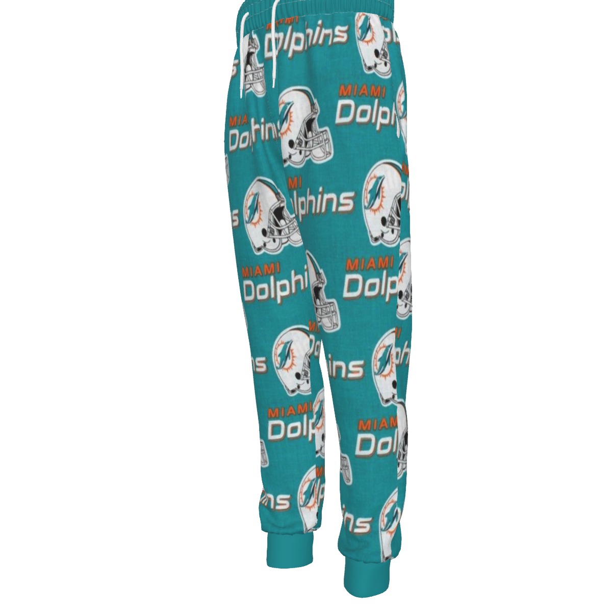 Miami Dolphins Zubaz All-Over Print Men's Sweatpants - Image 3