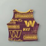 Washington Commanders High-Stretch Short Women's Tank Top - Image 2
