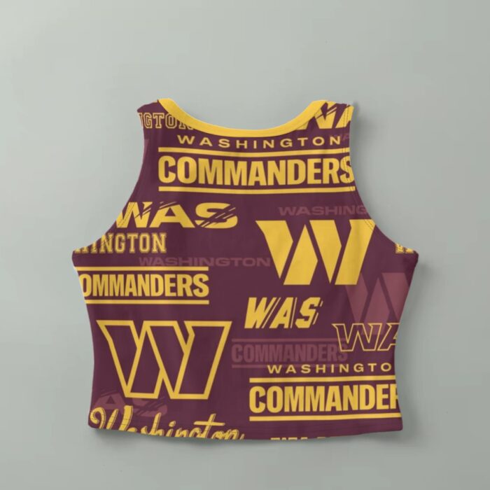 Washington Commanders High-Stretch Short Women's Tank Top - Image 2