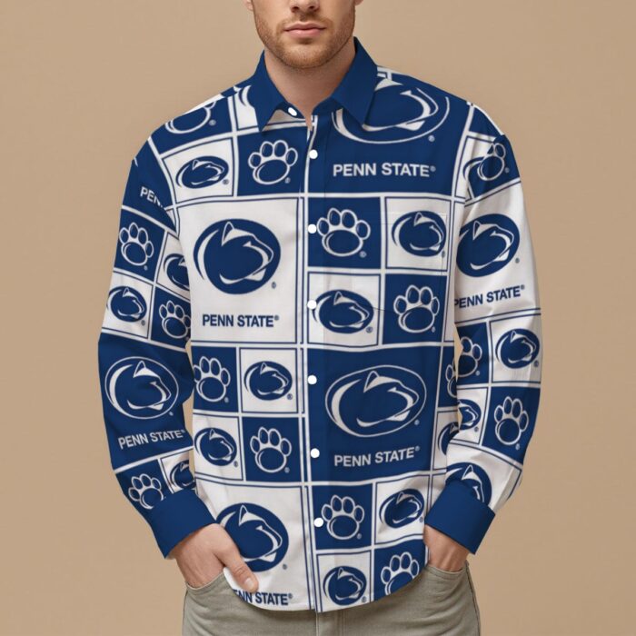 Penn State - Nittany Lions Men's Slim Fit Long Sleeve Shirt - Image 1