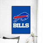 Buffalo Bills Zubaz Black Frame Mural - Image 2