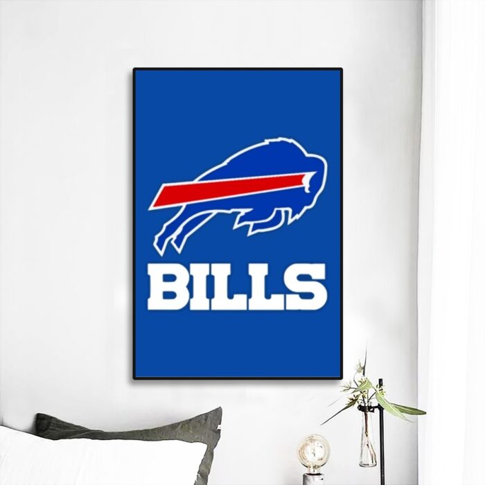 Buffalo Bills Zubaz Black Frame Mural - Image 2