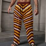 Washington Commanders zubaz Men's Loose Casual Pants With Pocket