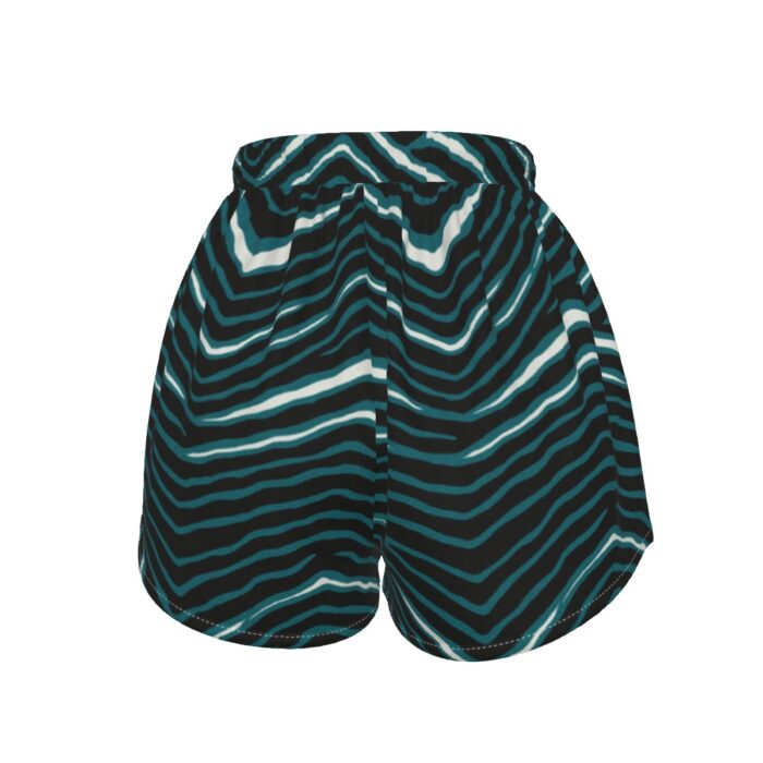 Philadelphia Eagles Zubaz All-Over Print Women's Sports Shorts - Image 2