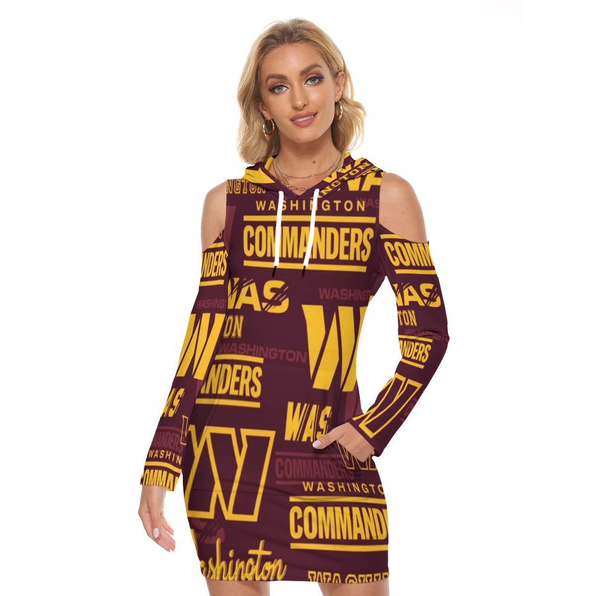 Washington Commanders Zubaz Women's Tight Dress - Image 4