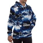 Dallas Cowboys Zubaz Eco-friendly All-Over Print Unisex Pullover Hoodie - Image 2