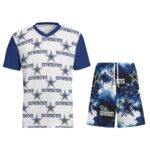Dallas Cowboys Zubaz All-Over Print Children's Sports T-Shirt Set - Image 2