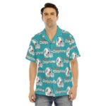 Miami Dolphins Zubaz All-Over Print Man's Short Sleeves Shirt - Image 4