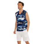 Dallas Cowboys Zubaz All-Over Print Men's Imitation Knitted V-neck Vest - Image 5