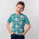 Miami Dolphins Zubaz All-Over Print Kid's T-Shirt