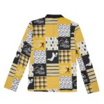 Pittsburgh Steelers Zubaz All-Over Print Men's Lapel T-shirt With Neckline Zipper Closure - Image 2