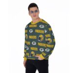 Green Bay Packers All-Over Print Men's Sweater - Image 2