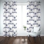 Dallas Cowboys Zubaz Blackout Grommet Curtains | 265(gsm) - Image 3