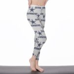 Dallas Cowboys Zubaz All-Over Print Casual Leggings - Image 3
