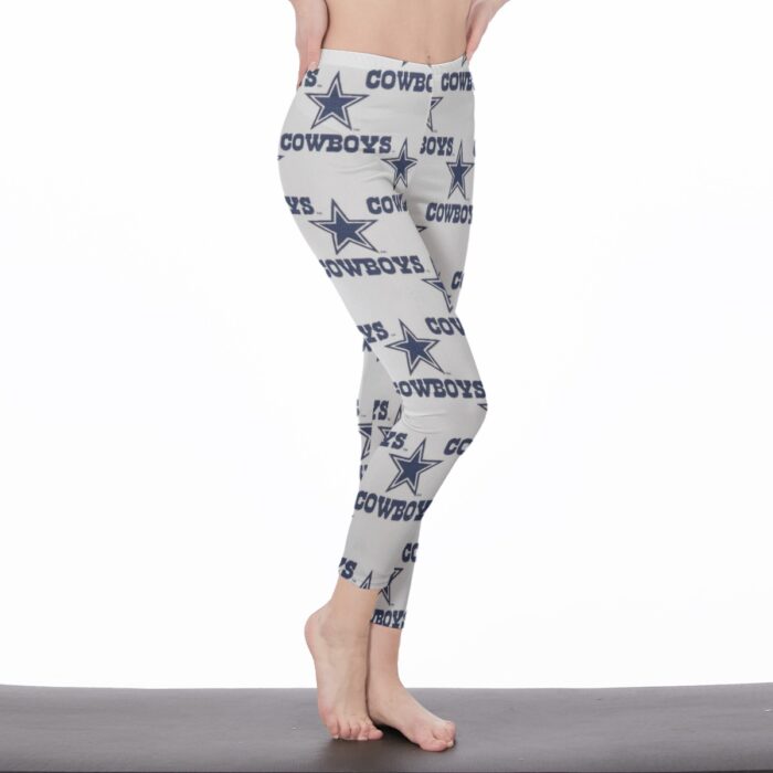Dallas Cowboys Zubaz All-Over Print Casual Leggings - Image 3
