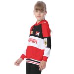 Philadelphia Eagles Zubaz All-Over Print Kid's Raglan Pullover Hoodie - Image 3