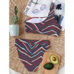 New England Patriots All-Over Print Women's Bikini With Single Shoulder