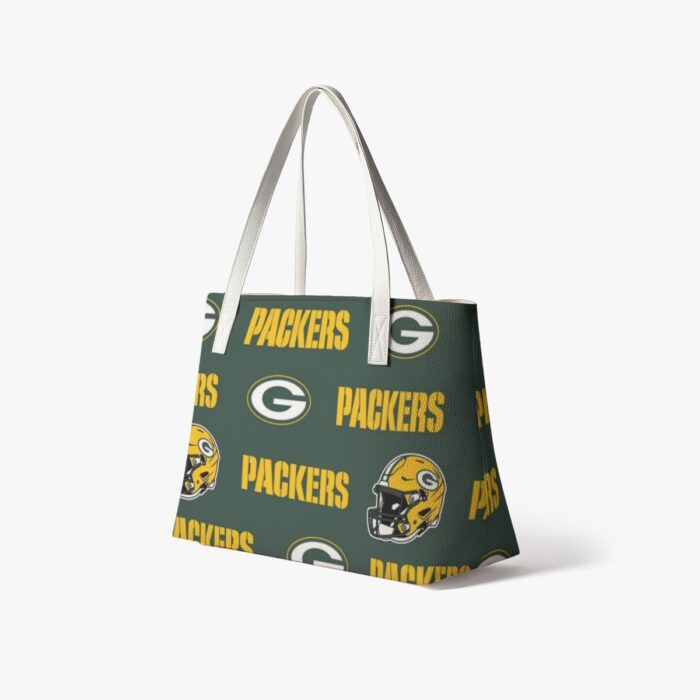 Green Bay Packers Stylish PU Leather Tote Bag - Image 5