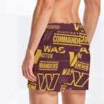 Washington Commanders Men's Short Boxer Briefs|115GSM Cotton poplin - Image 3