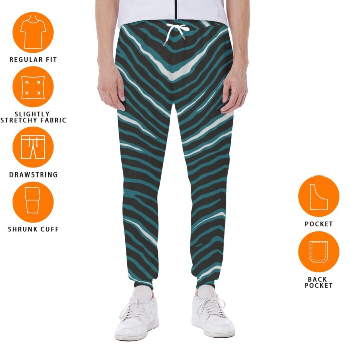 Philadelphia Eagles Zubaz All-Over Print Men's Sweatpants - Image 5