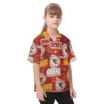 Kansas City Chiefs  Kid's Hawaiian Vacation Shirt - Image 2
