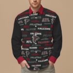 Atlanta Falcons Men's Slim Fit Long Sleeve Shirt
