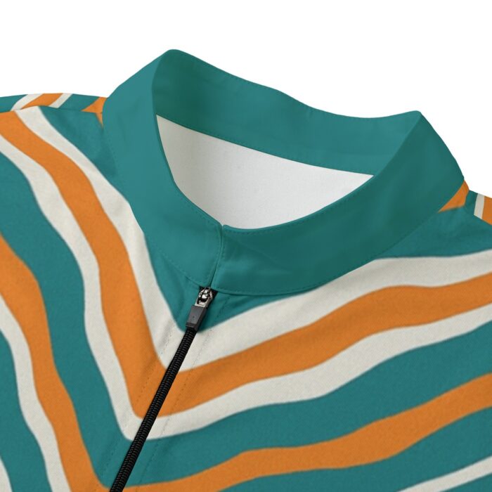 Miami Dolphins Zubaz All-over Print Men's Billiard Cloth With Black Zipper - Image 3