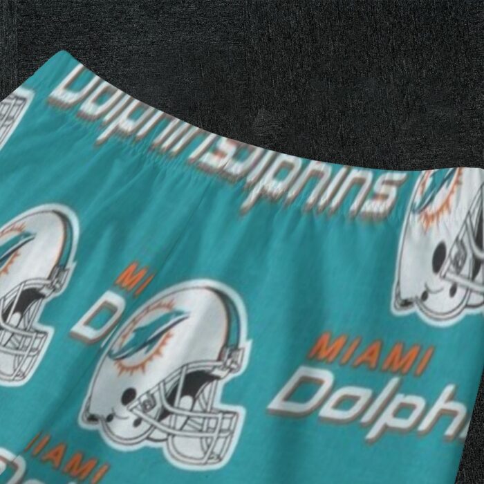 Miami Dolphins Zubaz All-Over Print Kid's Sleep Pajamas - Image 3